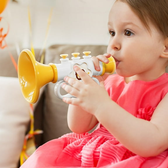 Danhjin Baby Musical Toys, Musical Instruments Toys Toy Trumpet Set for Preschool Educational Early Learning, Birthday Gifts for Boys and Girls Toddlers, Christmas Gifts for Kids and Children