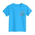 thumbnail image 6 of Gubotare Shirts for Girls Girls' T Shirts Kids' Summer Short Sleeve Fashion Tops Tees (Sky Blue,Size 9-10 Years), 6 of 6