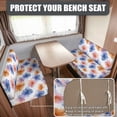 thumbnail image 2 of Garronmavis Aesthetic Flower RV Cushion Covers RV Cushion Covers Dinette Booth Seats Washable Cushion Slipcovers with Non Skid and Elastic for Kids Pets, 2 of 7