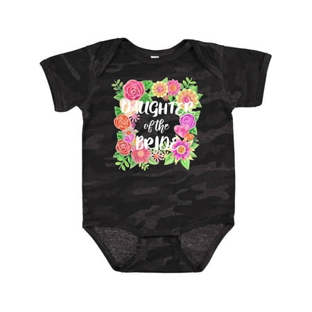 

Inktastic Daughter of the Bride- Flower Bouquet Gift Baby Girl Bodysuit