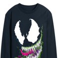 thumbnail image 3 of Marvel Venom - Head - Men's Long Sleeve Graphic T-Shirt, 3 of 5