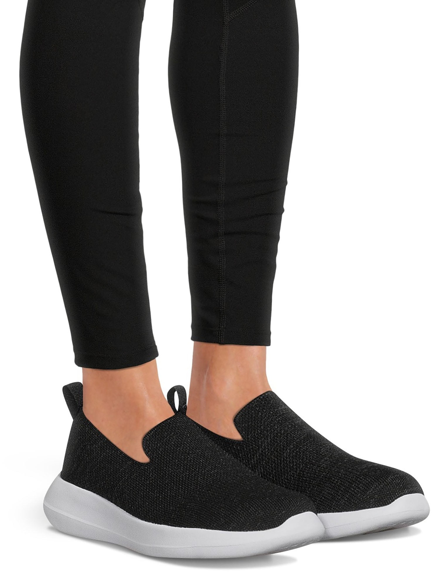 Athletic Works Women's Comfort Low Vamp Slip On Sneaker, Wide Width Available