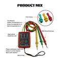 thumbnail image 6 of 60V-600V AC Three Phase Rotation Indicator Meter Phase Sequence Tester LED Buzzer with Portable Pouch, 6 of 8