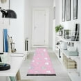 thumbnail image 4 of Yayeee Runner Rug for Bedroom 2'x6' Machine Washable Hallway Non Slip Mat, Ice Cream Rainbow Pattern, 4 of 8