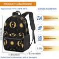 thumbnail image 3 of Sun and Moon Gothic Pattern 17" School Backpacks for Teens,Waterproof Oxford Fabric,S-Shape Padded Straps for School,Travel,Hiking,Camping, 3 of 6