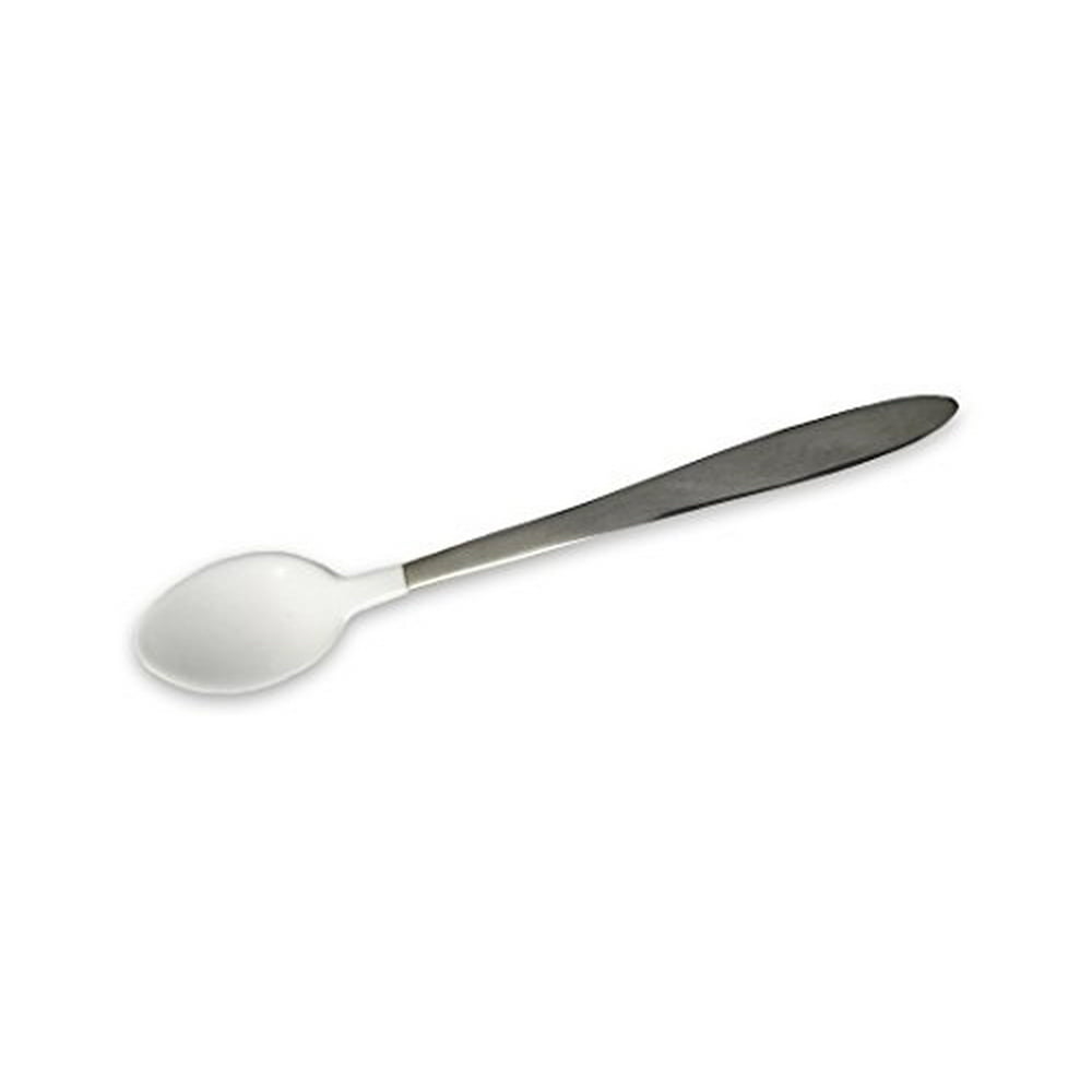Rehabilitation Advantage Stainless Steel White Plastisol Coated Long Teaspoon