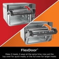 thumbnail image 3 of Restored Ninja DCT401 12-in-1 Double Oven with FlexDoor, FlavorSeal & Smart Finish, Rapid Top Convection, Air Fry Bottom , Bake, Roast, Toast, Air Fry, Stainless Steel (Refurbished), 3 of 11