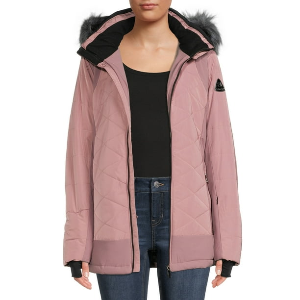 Avalanche Women's Quilted Hooded Ski Jacket