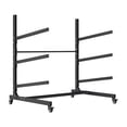 thumbnail image 1 of KFFKFF Étagère de Rangement pour Kayaks pour 3 Kayaks, Supporte 200 Lb, Support Autoportant Robuste et Ajustable avec Roues Verrouillables pour Garage, Remise et Quai Intérieurs et Extérieurs, 1 of 9