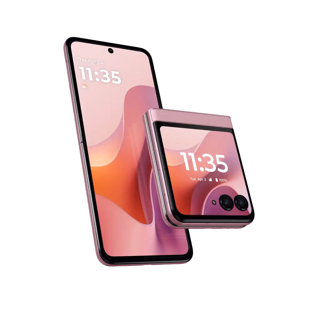 Restored Motorola razr 2025 Unlocked 256GB PANTONE Parfait Pink (Refurbished)