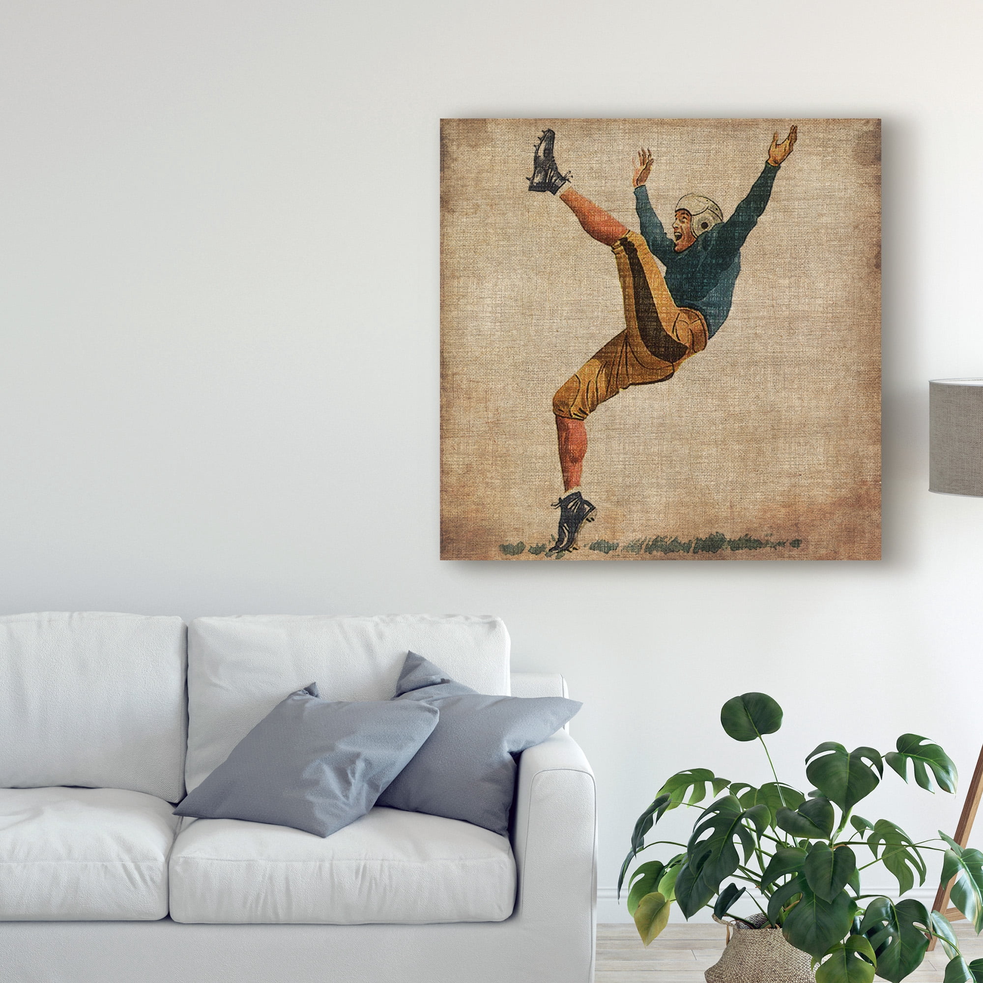 Trademark Fine Art 'Vintage Sports V' Canvas Art by John Butler