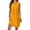 56#Yellow, variant on Women's Summer Fashion Solid Color Sleeveless Round Neck Pleated Dress Womens Long Sleeve Boho Blouse Top Pink Dress Jeans Dresses For Women