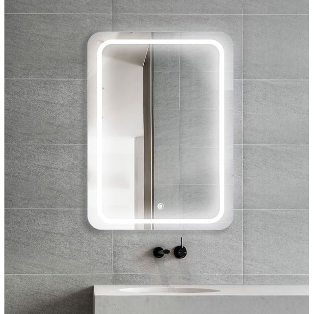 Espejo de Baño Belfort de 60 x 80 cm. Luz LED integrada. Encendido táctil. Belfort Luce
