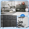 thumbnail image 6 of Uforic 7 Drawer Fabric Dresser Furniture Storage Tower for Various Spaces with Robust Metal Frame, Wooden Surface, and Easy Pull Fabric Bins, 6 of 6