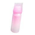 thumbnail image 2 of Cepillo para botella de tinte para el cabello, recipiente dispensador para teñir el cabello, botella de champú y aceite para el cabello para salón de Rosa, 2 of 10
