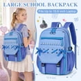 thumbnail image 2 of DAKIMOE School Backpack for Teens Middle School Bookbag Students Lightweight Durable Casual Outdoor Daypack College, 2 of 10