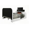 thumbnail image 3 of Shelyn White Teddy Sherpa Queen Bed w/LED & Features, 3 of 8