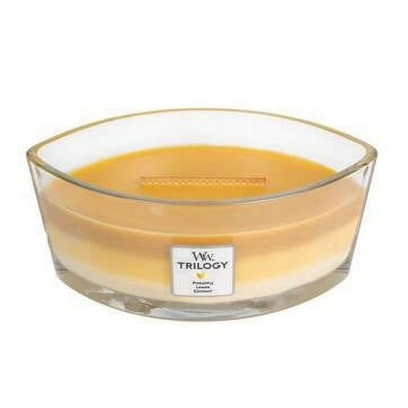 WoodWick - Trilogy Fruits Of Summer Ellipse Jar Candle