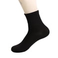 thumbnail image 4 of Unisex Mid Calf Socks Lightweight Breathable Plain Socks Stretchy Comfort Crew Socks for Daily Wear, 4 of 4