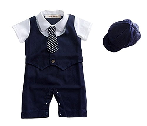baby boy formal romper