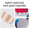 thumbnail image 3 of Bluetooth Speaker under $5! CQCYD Metal Bluetooth Speaker, Mini Portable Wireless Audio with LED Lights, TF Card Support, Luminous Computer Phone Speaker, Compact Travel Sound Box, 3 of 9