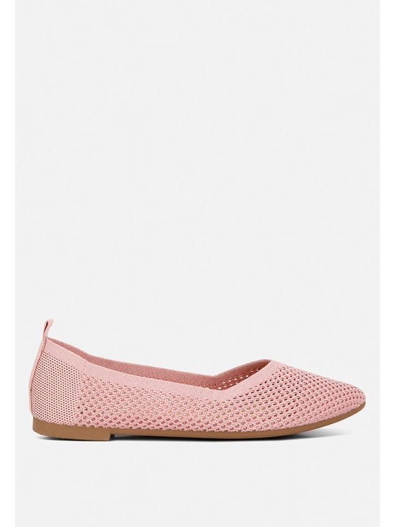 Selaris Fly Knit Womens Slip On Ballerinas