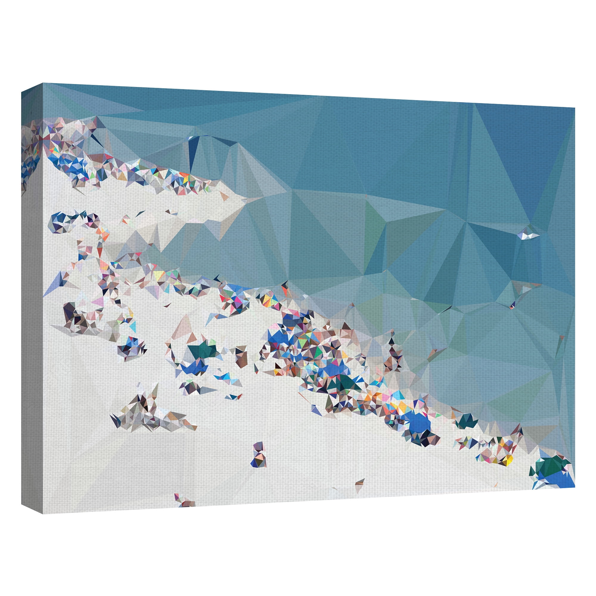 Masterpiece Art Gallery Fractal Beach 1 by The Studio Canvas Art Print 30" x 40"