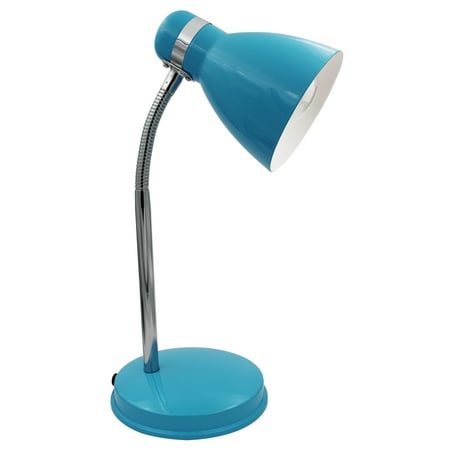 Leda Metal Desk - SXE Fashionable Teal All Metal LED Desk Lamp With Adjustable Neck- SXE88034T