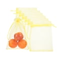 thumbnail image 1 of 50Pack Fruit Protection Bags, 5.9x3.9inch Netting Cover Bag, Yellow, 1 of 6