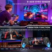 Switch 2 Controller, Wireless Pro Controller for Switch 2/Switch/OLED & iPhone/Android - Hall Effect Joystick, Wireless Mobile Gaming Controller with RGB, Programmable Back Buttons, Extendable Design