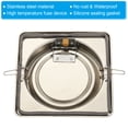 thumbnail image 4 of Uxcell 6" Stainless Steel Backdraft Dampers with Ducting Hose Clamp 1 Set, 4 of 6