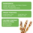 thumbnail image 5 of MON2SUN Chicken Duck & Codfish Twist Sticks Small Dog Treats, 17.64 oz (25 Count), 5-7 Inch, 5 of 9