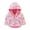 Pink Flowers, variant on Kids Toddler Fleece Jacket Winter Warm Coats with Hooded for Baby Boys Girls 24 Month 2-3t