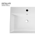thumbnail image 4 of Lavabo Blanco Grande Rectangular Jauz Improvement J0538 Color Blanco, 4 of 5