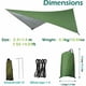 thumbnail image 3 of Hamaca para acampar, lona para acampar, toldo impermeable, carpa para exteriores, carpa para senderismo, playa, mochilero, 3 of 6