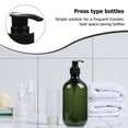 thumbnail image 2 of EeaseCA 4Pcs 1Set 500ML Press Type Convenient Cosmetic Bottles for Travel (Green), 2 of 8