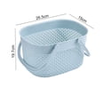 thumbnail image 2 of PEACNNG Cute and Convenient Hand-Held Bath Basket - Ideal for Bathroom Storage and Organization, 2 of 5