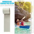 thumbnail image 4 of Parche De Reparación Parche de reparación de kayak para bote inflable de 50x1000 mm Kits de fugas dañadas (blanco), 4 of 4