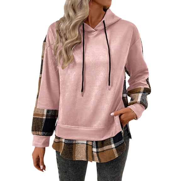 Plus Size Sweatshirts for Womens Pullover Fashion Casual Long Sleeve Round Neck Ladies Sweatshirts Tops Blouse Hoodie