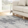 thumbnail image 3 of Mayview Mercia Vintage Cream and Blue Medallion Rug, 5' x 8', 3 of 7