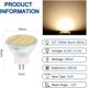 thumbnail image 2 of MR11GU412VLED4WVarmvit3000K,350LM,120°35mmMR1135WHalogenekvivalent,ACDC24V12VGU4InfälldLEDSpotlight,4st, 2 of 4