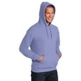 thumbnail image 4 of Gildan Heavy Blend Men's Fleece Hooded Sweatshirt, Soft Pullover Pocket Hoodie, Violet, Size XL, 4 of 5