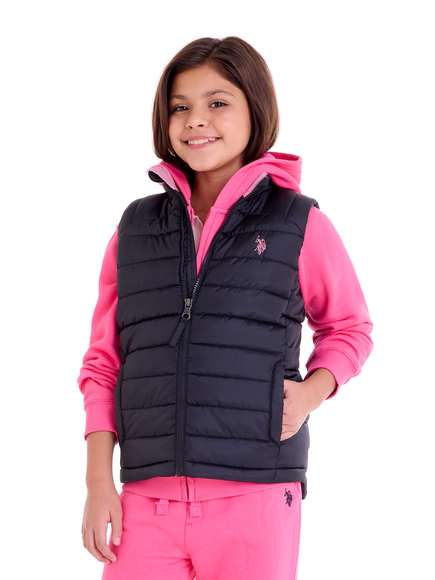 U.S. Polo Assn. Kids Puffer Vest, Sizes 4-18