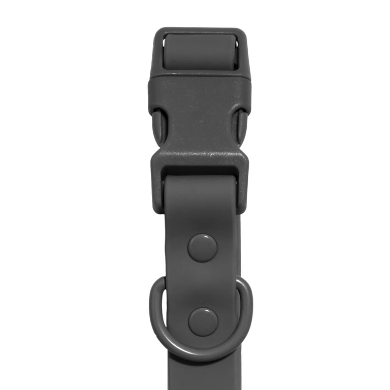 Vibrant Life Water Resistant Adjustable Dog Collar, Gray, L