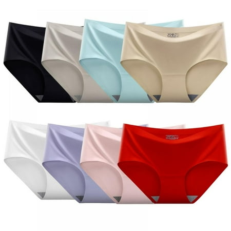 

Spdoo Mid Rise Hipster Brief Seamless Underwear for Women 6+2 Bonus Pack Multi XL/6