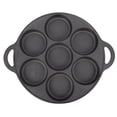 thumbnail image 1 of 1Pcs Breakfast Skillet Pan Black Heat Insulation Pancakes Cooking for Families, 1 of 6