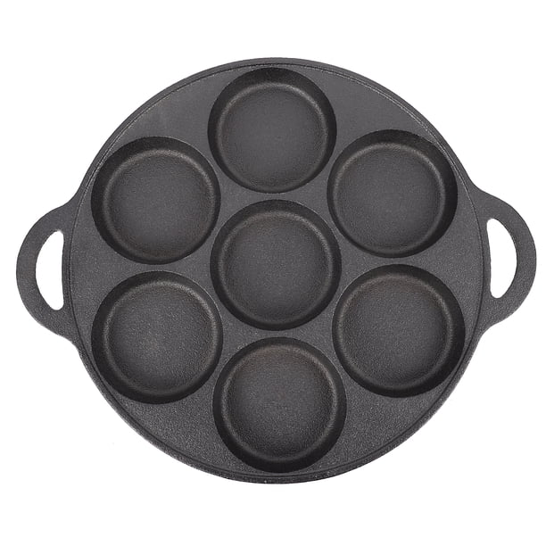 1pc Eyg Frying Pandeza de siete-agujeros Tortilla PanPake Pot Pan práctico Caracol
