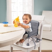 Summer by Ingenuity Pop 'N Sit Portable Infant Booster Seat, Grey, 6+ Months