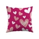 thumbnail image 1 of Specollect 1 Pcs Valentine's Day Heart Pillowcase Linen Sofa Cushion Cover Festive Home Decor for Living Room Bedroom 17.72*17.72 in, 1 of 7