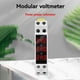 thumbnail image 2 of Voltímetro Trifásico LED -, Minivoltímetro Digital, Medidor de Voltaje Modular, 80-500 V CA, Riel DIN, V1, V2, V3, 2 of 5